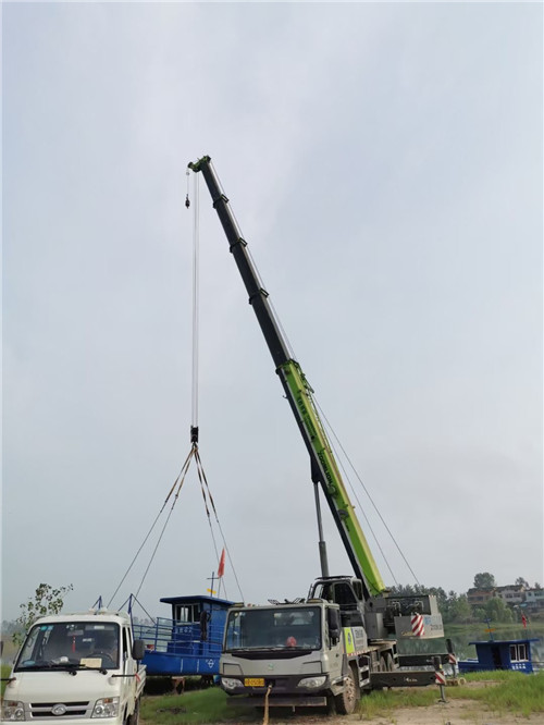 河南县桥梁建设吊装案例